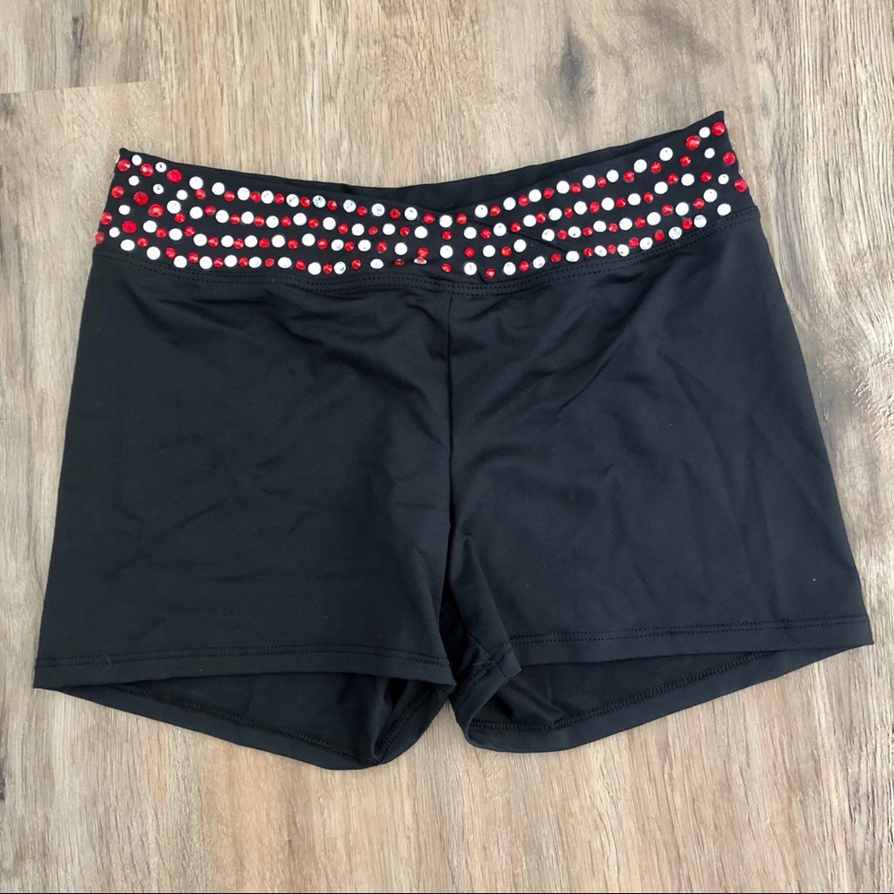 Black V-top Pro Dance/ Cheer Shorts